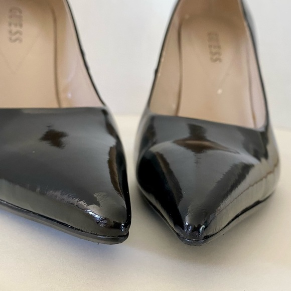 Guess Cyrano2 Black Stiletto 4.5” Pumps Size 10 M — Y2K - Picture 13 of 15